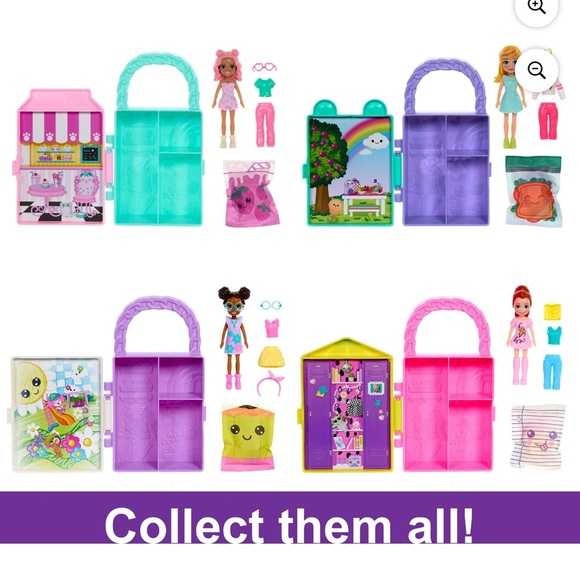 Polly Pocket Dolls & Playset, Lil’ Styles Travel Toy Collection with 3-inch Doll - Picture 9 of 12